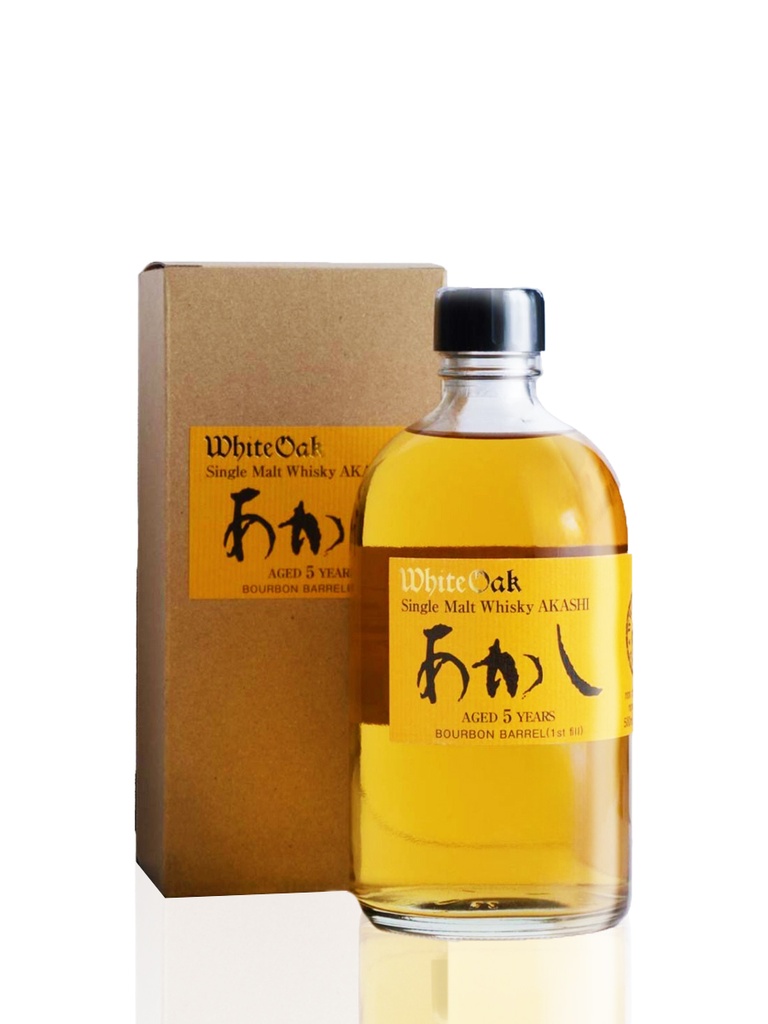 Akashi 5 Year White Oak Single Malt 1st Bourbon 500mL