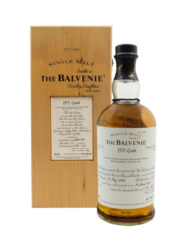Balvenie 31 Year 1973 Vintage Cask #9219 750mL with Presentation Box