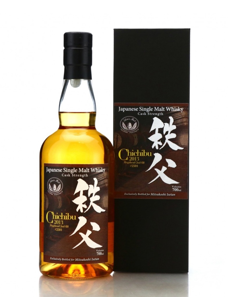 Chichibu 2013 Mitsukoshi Isetan Hogshead 2nd Fill Cask #2501 700mL
