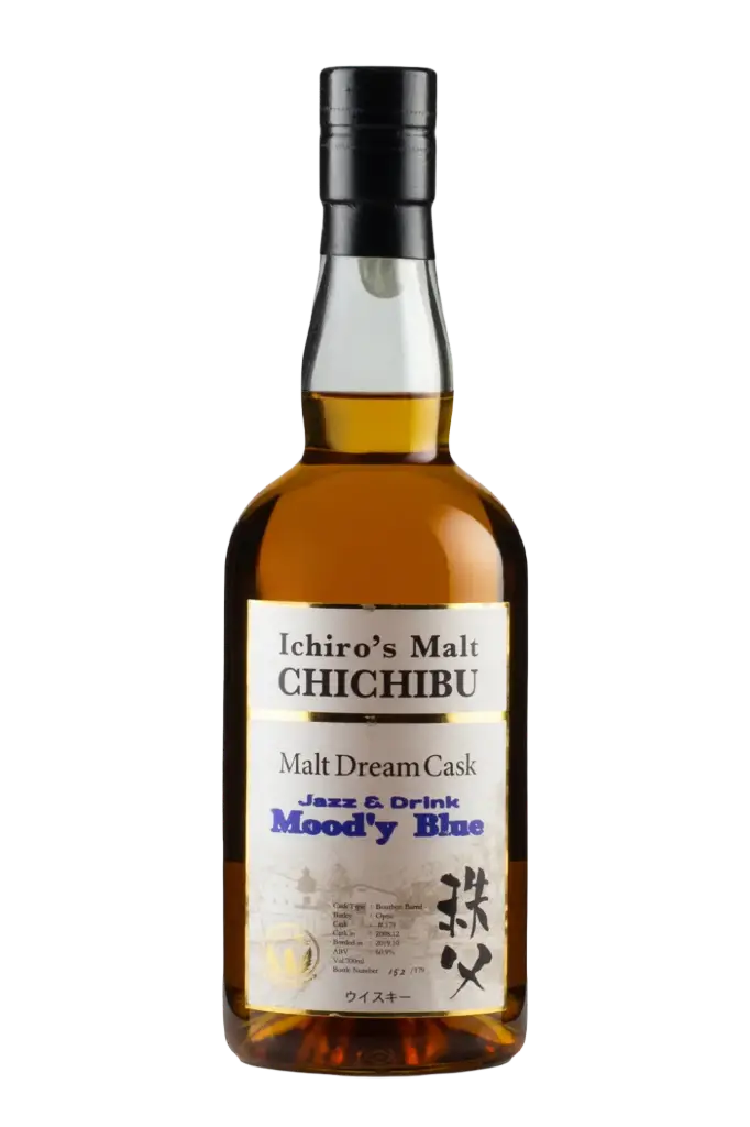 Chichibu Malt Dream Cask #179 Mood'y Blue 2008 700mL w/Box