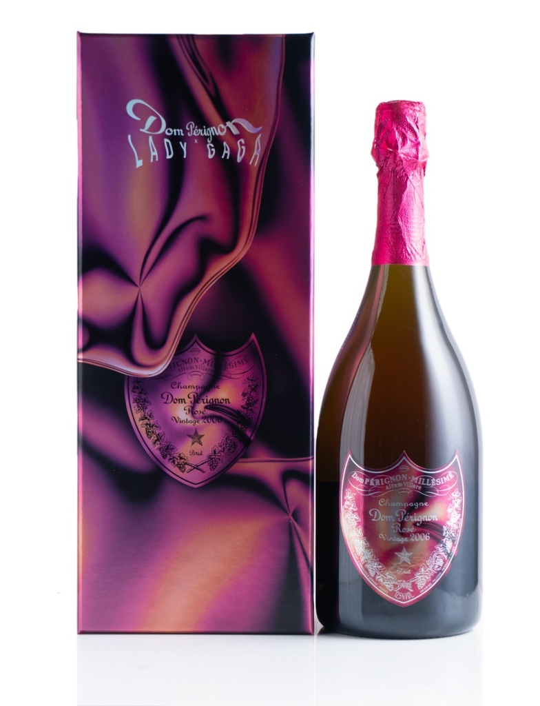 Dom Perignon Rose 2006 Lady Gaga Limited Edition 750mL with Gift Box