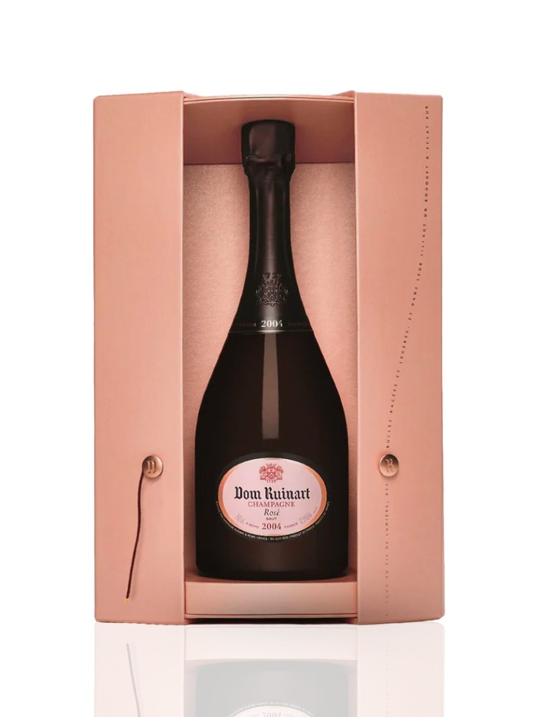 Dom Ruinart Rose 2004 750mL with Gift Box