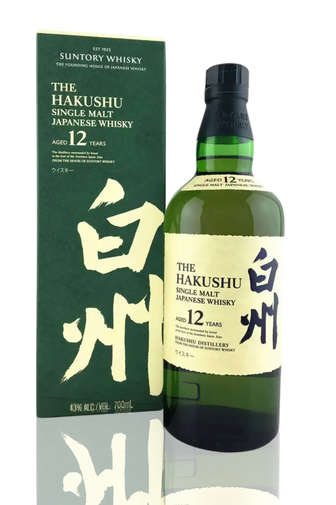 Hakushu 12 Year Single Malt Whisky 750mL with Box (US Old Release)