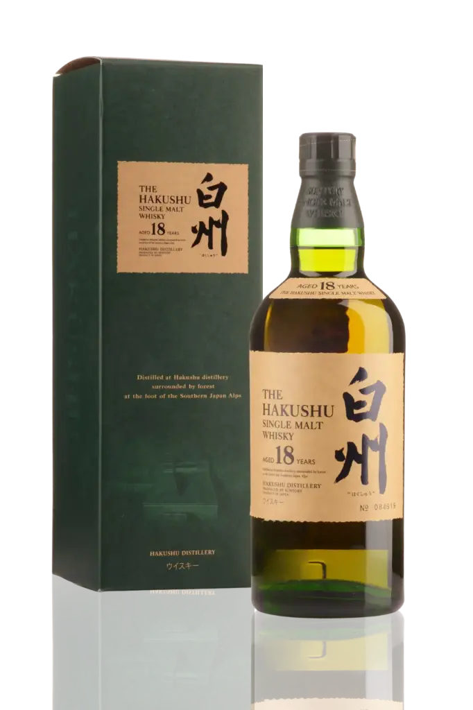 Hakushu 18 Year Single Malt Whisky 700mL (Japanese Old release)