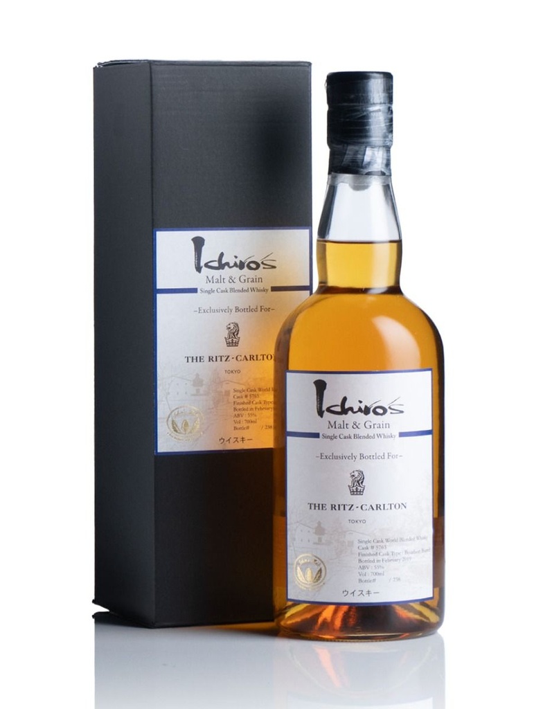 Ichiro's Malt & Grain Exclusively Bottled for The Ritz Carlton 2019 Cask #5763 700mL
