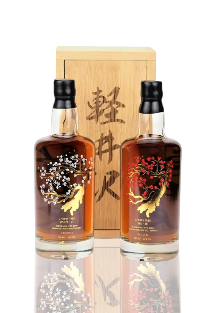Karuizawa 1999-2000 Cherry Tree Set of 2 bottles 700mL (Red & White Edition)