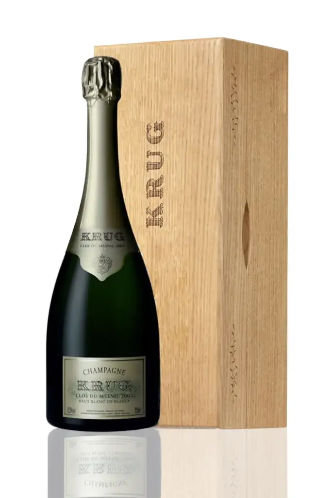 Krug Blanc de Blancs Clos du Mesnil 2002 750mL with Gift Box