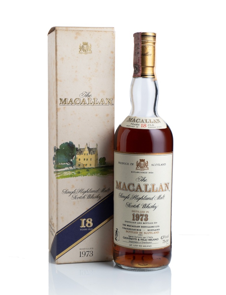 Macallan 18 Year Sherry Oak 1973 750mL