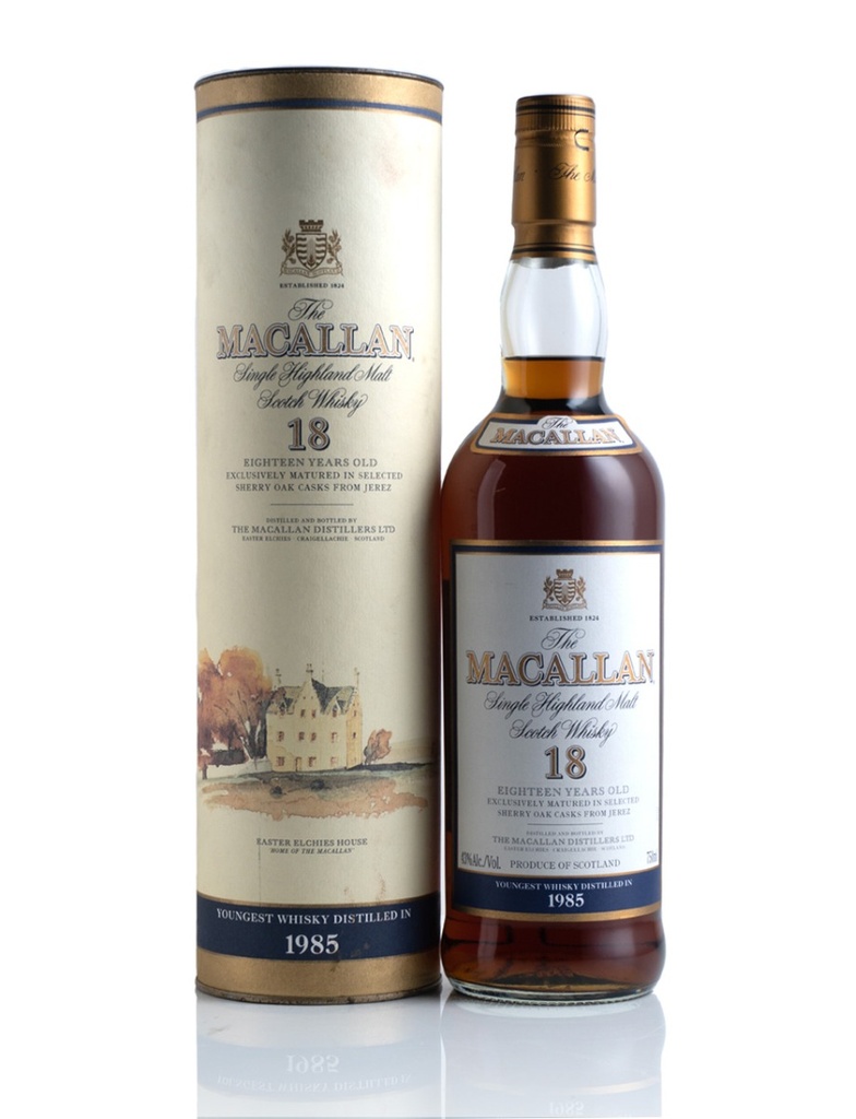 Macallan 18 Year Sherry Oak 1985 750mL