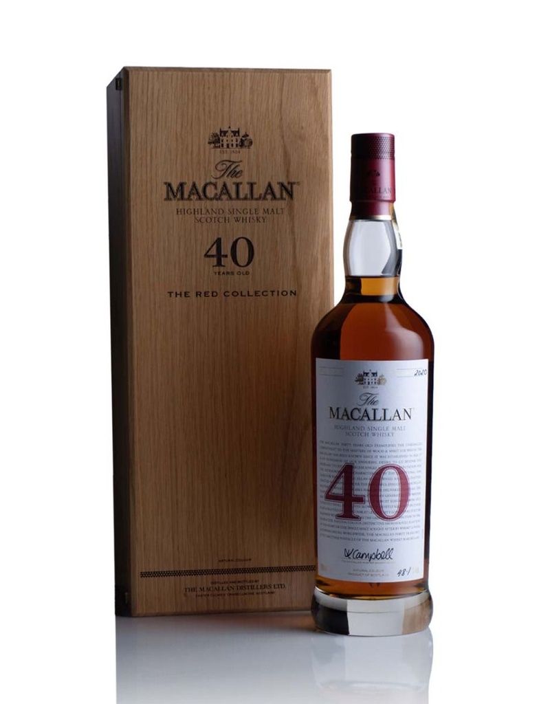 Macallan 40 Year The Red Collection 700mL