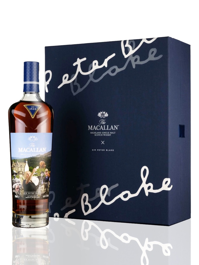 Macallan X Sir Peter Blake Scroll 750mL