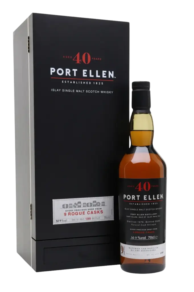 Port Ellen 9 Rogue Casks 40 Year 700mL