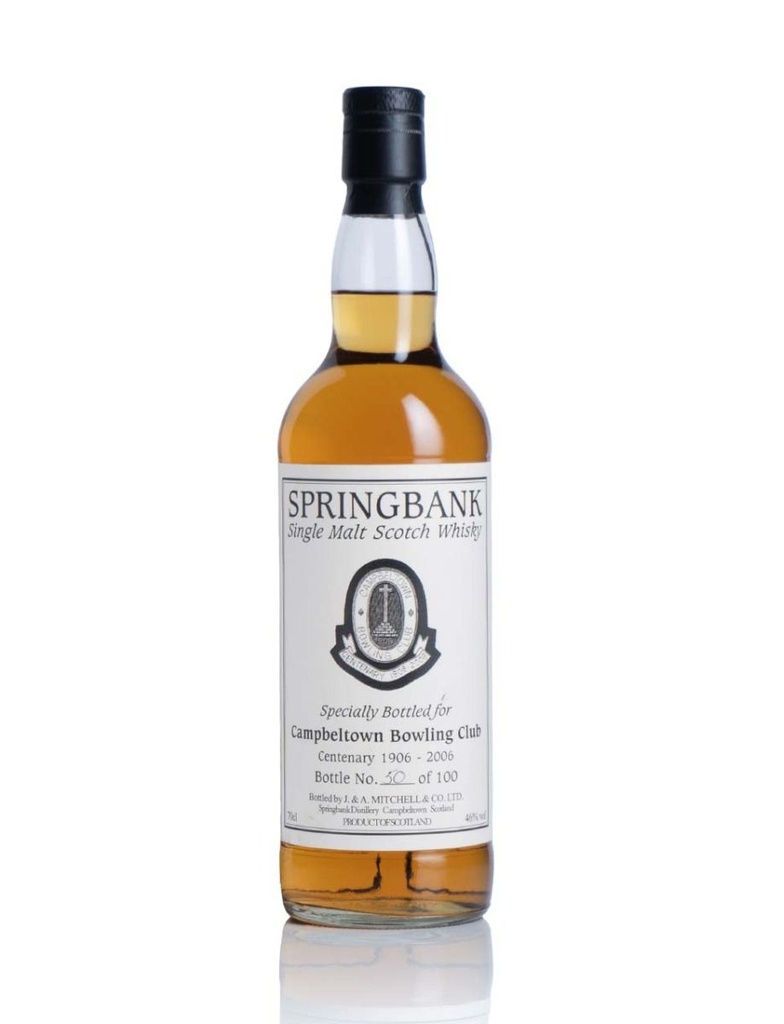 Springbank Private Cask Campbeltown Bowling Club Centenary 700mL