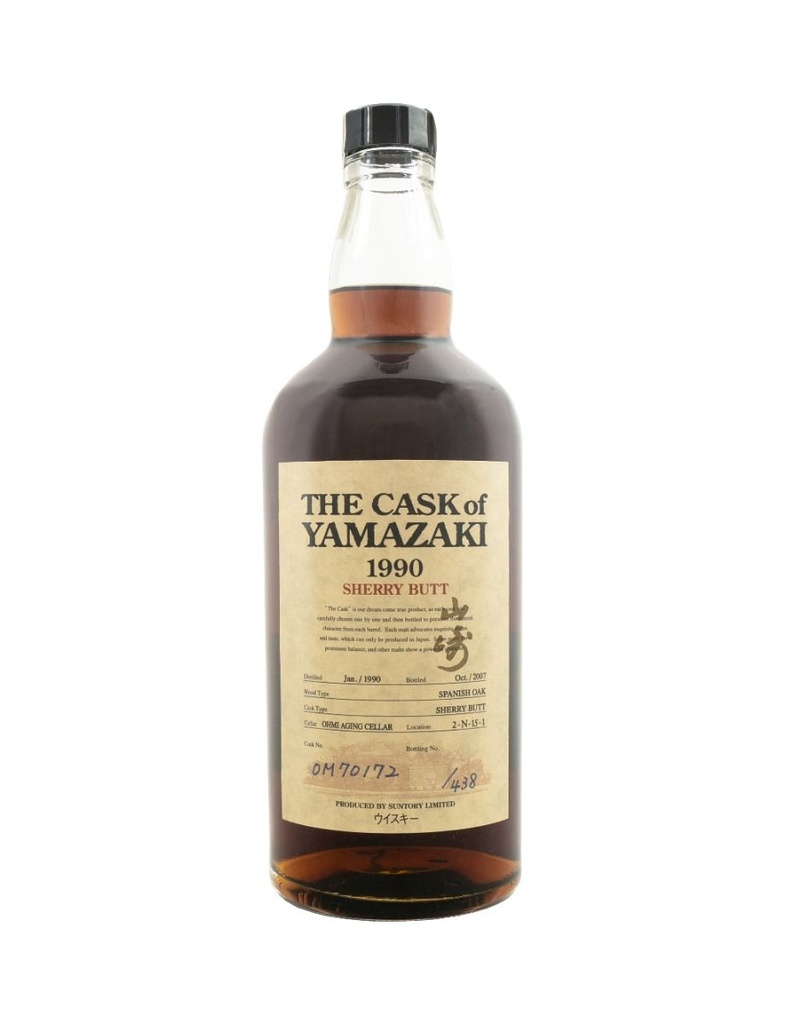Yamazaki The Cask of Yamazaki Sherry Butt #OM70172 1990 700mL