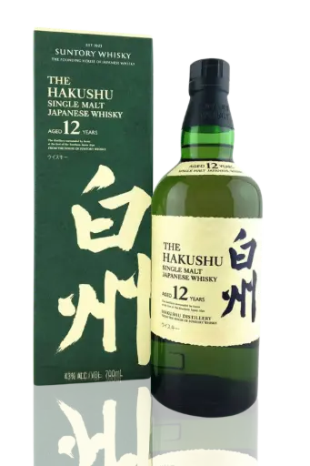 Hakushu 12 Year Single Malt Whisky 750mL with Box (US Old Release)